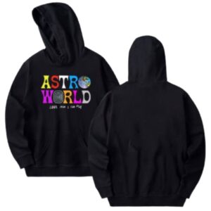 AstroWorld Look Mom I Can Fly Hoodie Black